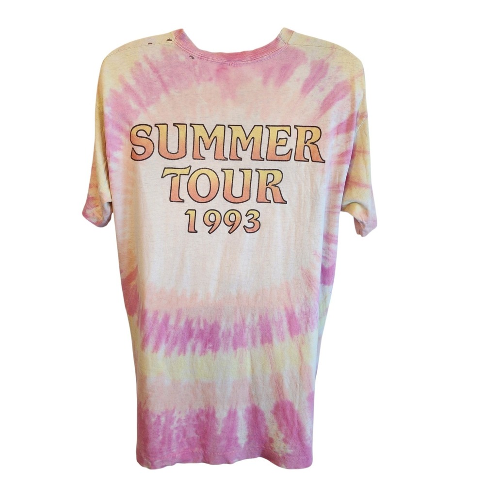 Vintage 1993 Allman Brothers Band Summer Tour Tie Dye T-Shirt Double Sided XL - Picture 4 of 8